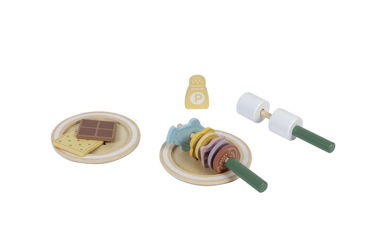Wooden Camping Cooking Set