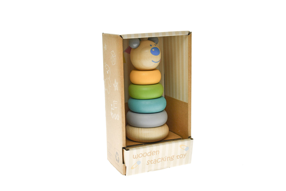 Wooden Bear Stacking Toy