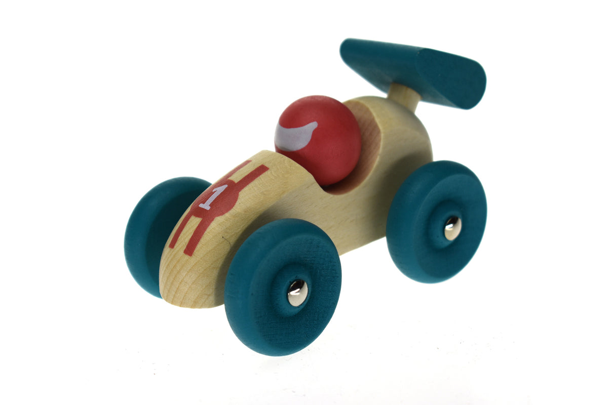 Retro Wooden Racing Car