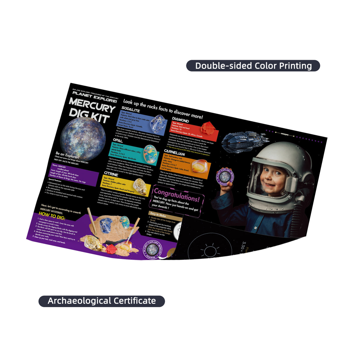 Planet Explore Mercury Dig Kit