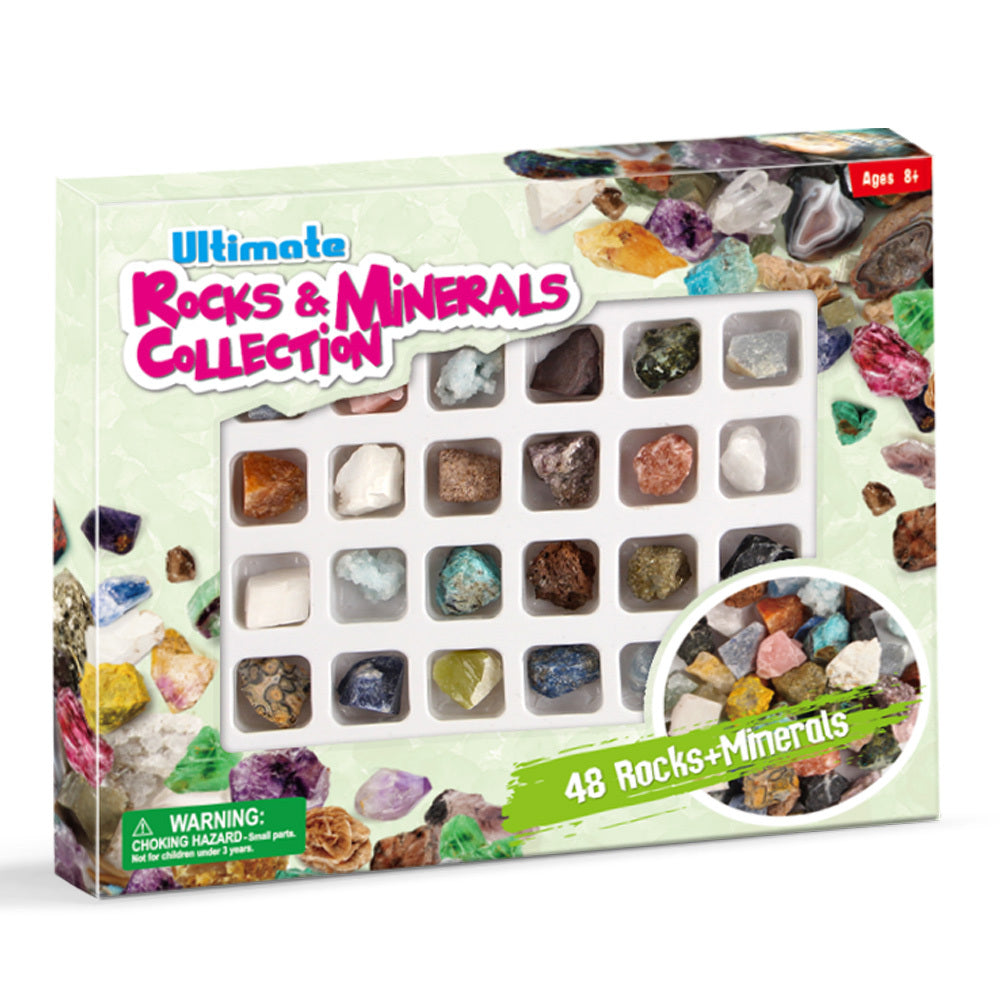 Ultimate Rocks & Minerals Collection - 48 Pieces