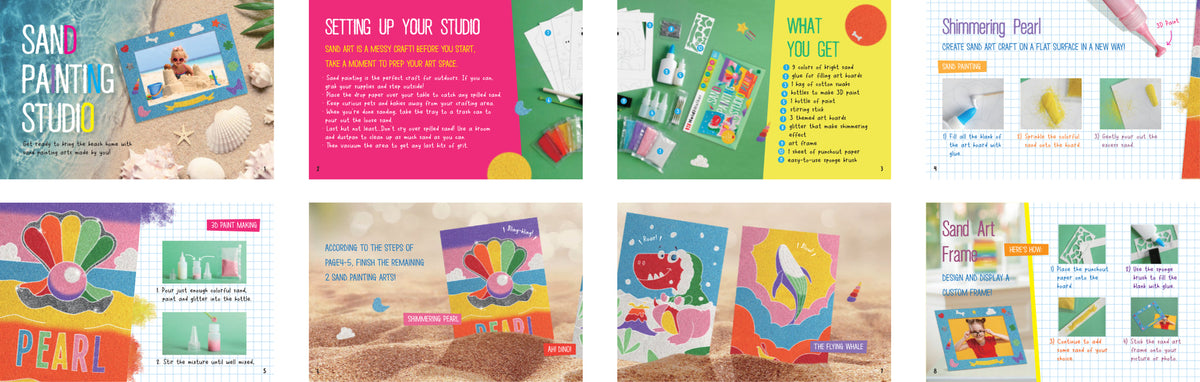 Sand Painting Studio Craft Kit
