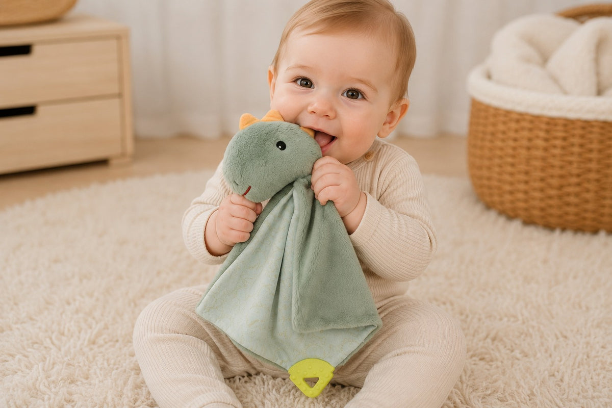 Snuggle Buddy Minty Dinosaur Blanket