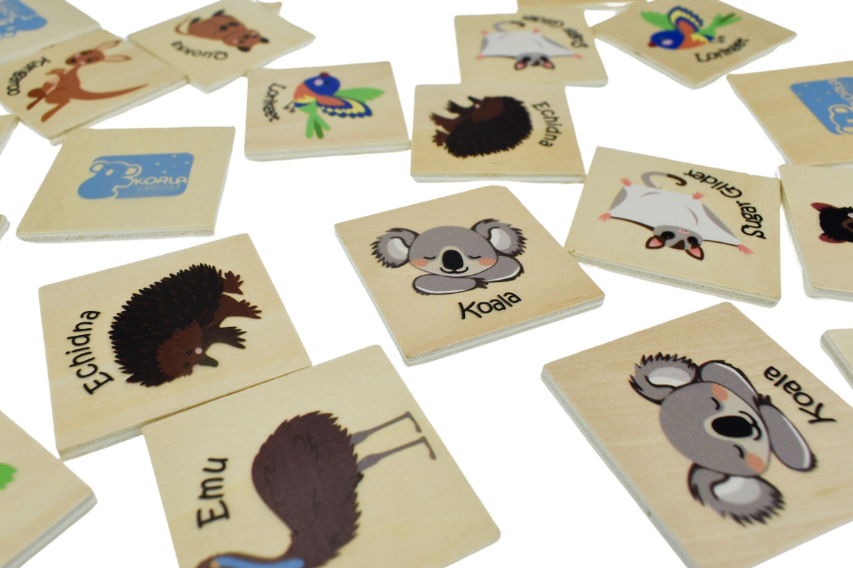Bush Buddies Wooden Memory Game