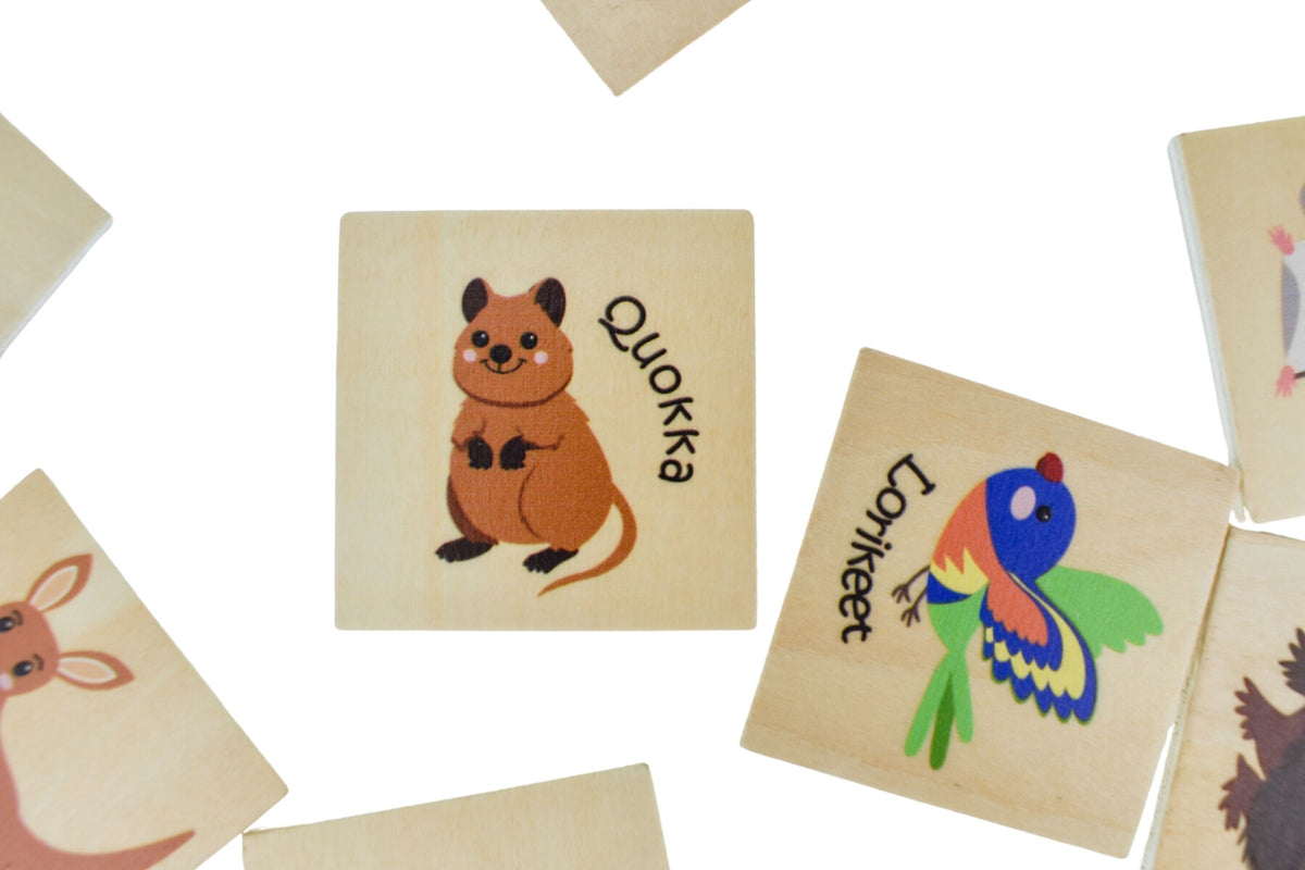 Bush Buddies Wooden Memory Game
