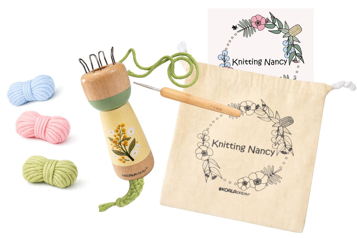 Australian Flora Knitting Doll