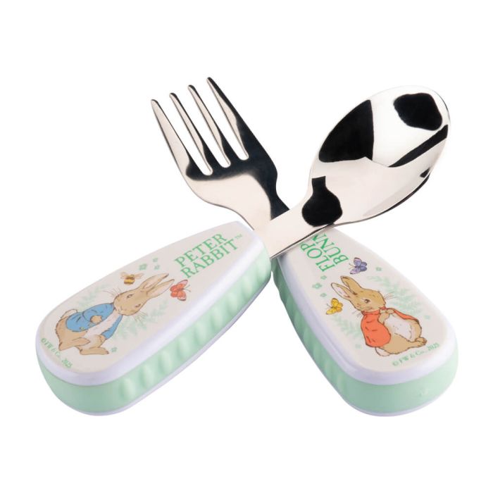 Peter & Flopsy 2 Piece Cutlery Set
