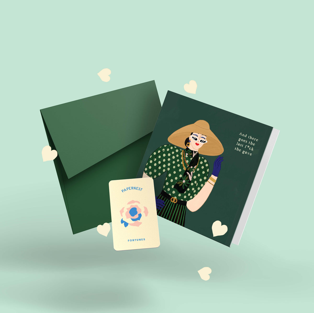 Papernest And There Goes the Last F*ck She Gave Card