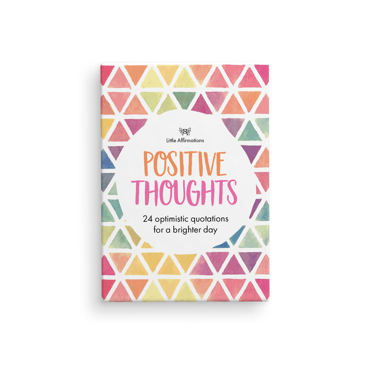 Positive Thoughts - 24 Inspirational Affirmation Cards + Stand