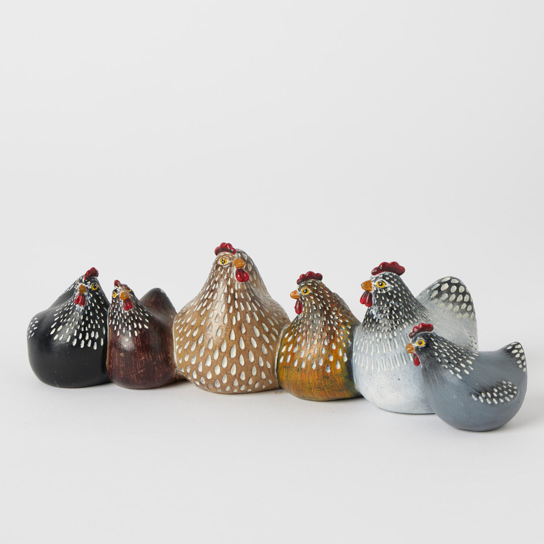 Broody Chicken Sculpture