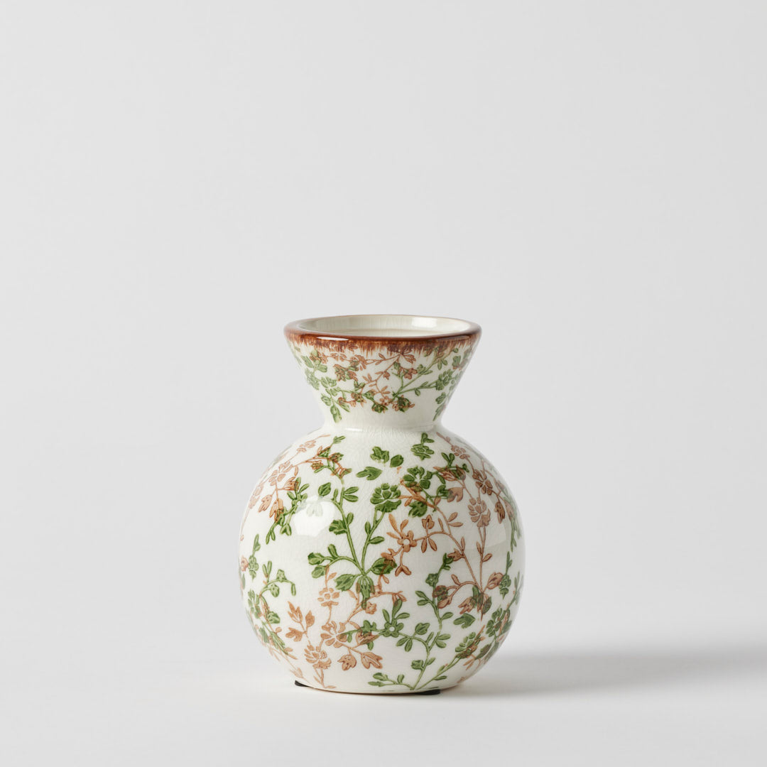 Wild Vine Squat Vase