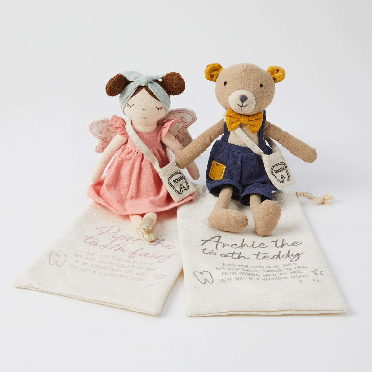 Jiggle & Giggle Piper & Archie I Lost My Tooth Toys 2 Asst Designs