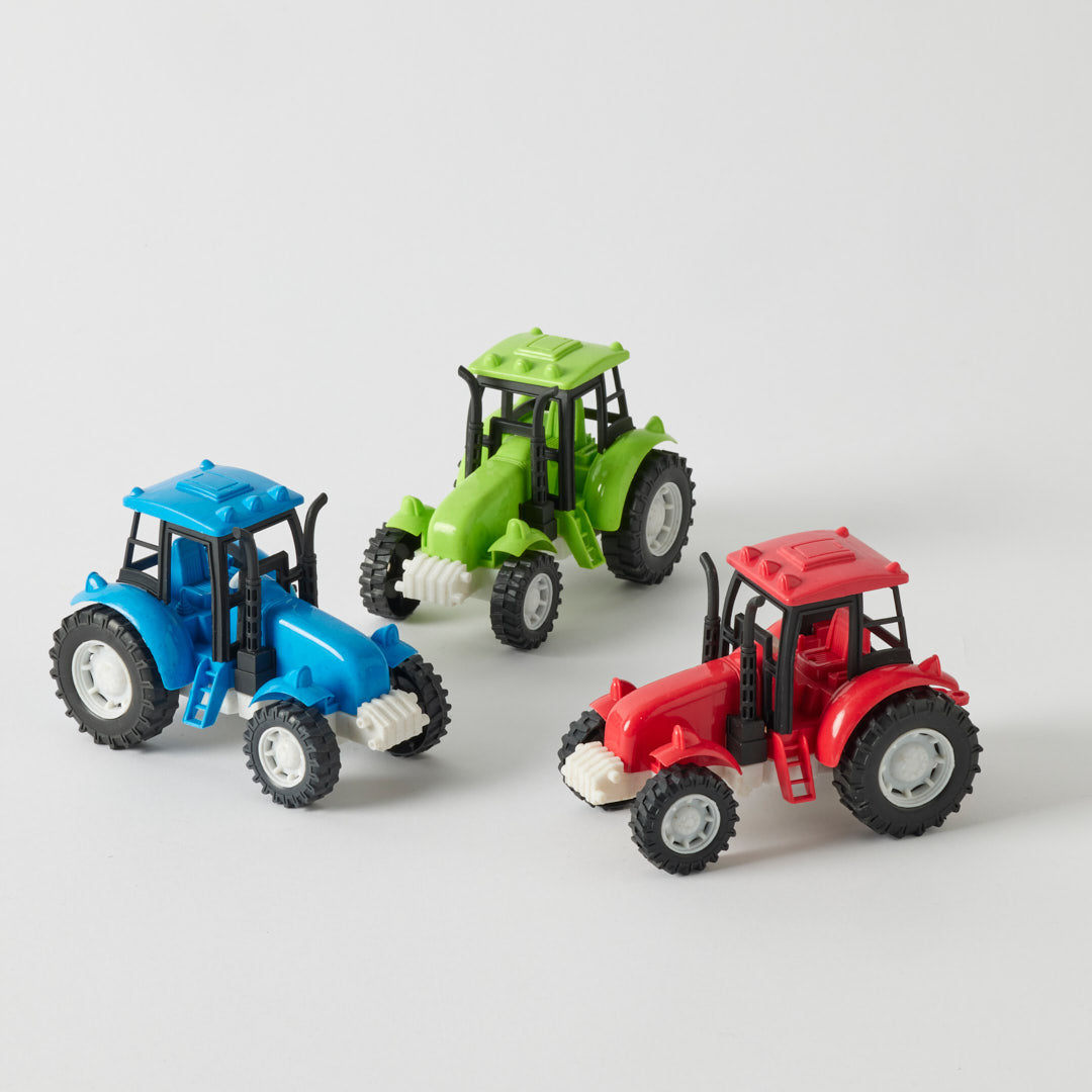 Jiggle & Giggle Bioplastic Farm Tractor 3 Asst Colours