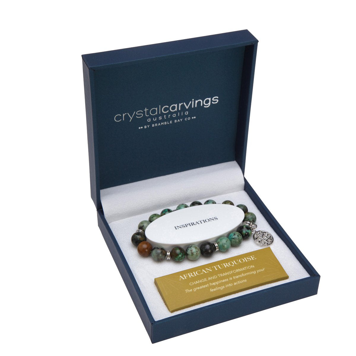 Tree of Life Charm Bracelet - African Turquoise