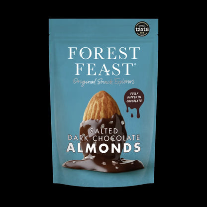 Forest Feast Salted Dark Chocolate Almonds 120g