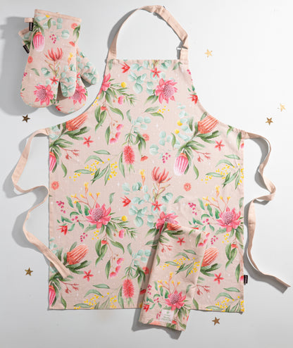 Ashdene Twinkling Blooms Christmas Apron