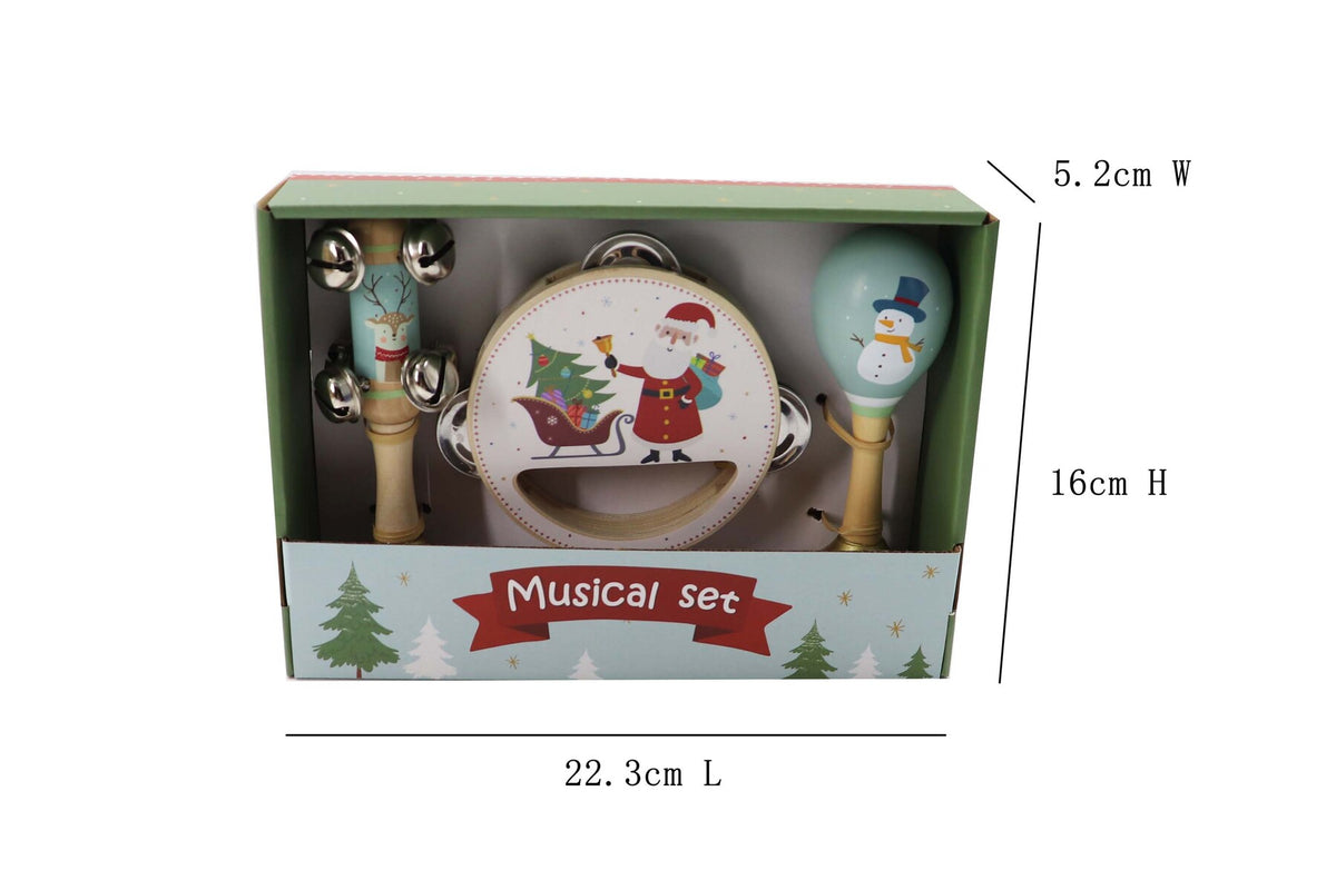 Christmas 3 Piece Musical Set