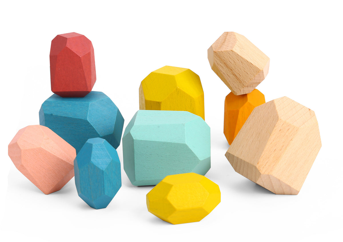 Wooden Stacking Stones