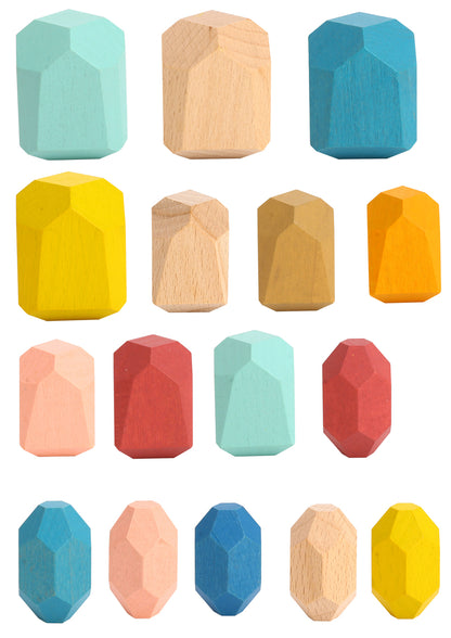 Wooden Stacking Stones