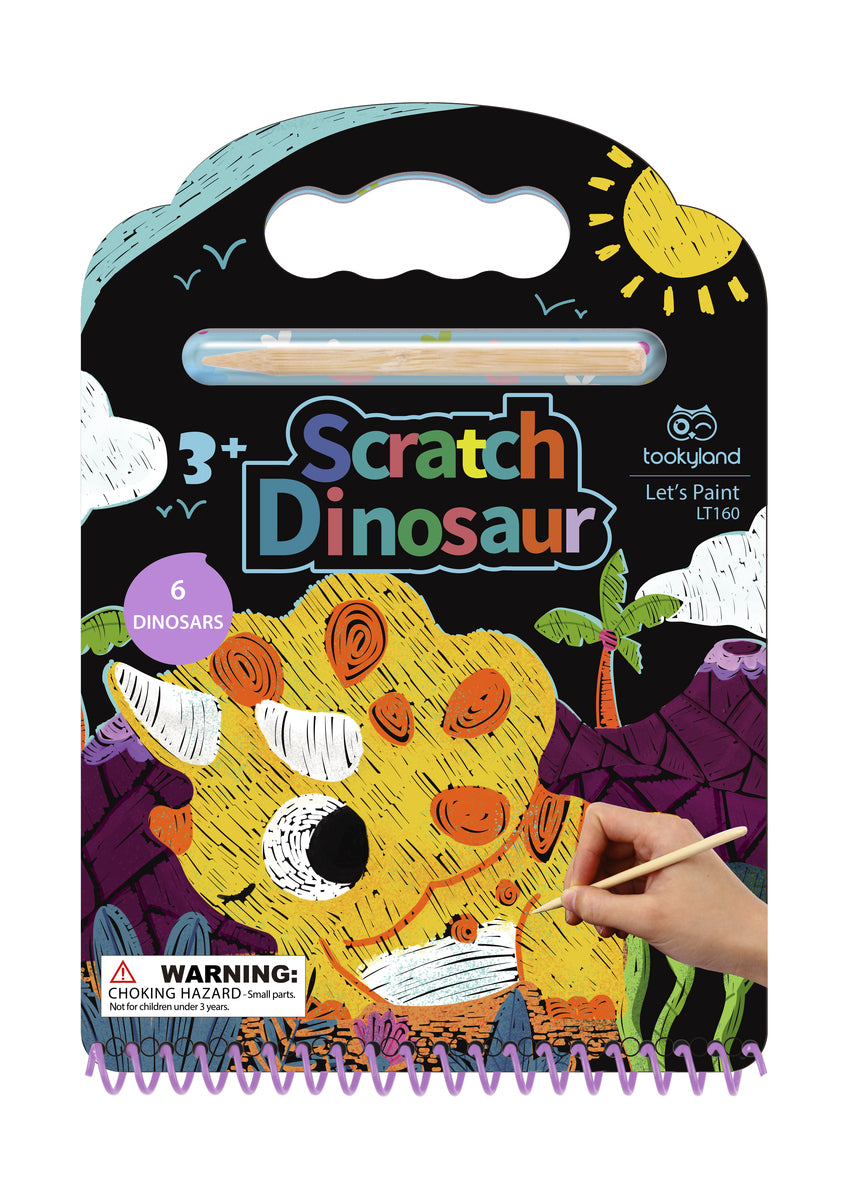 Scratch Art - Dinosaur