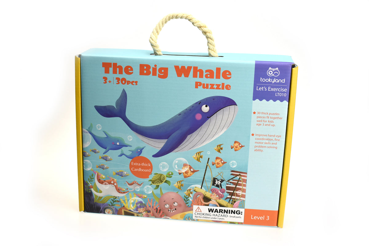 The Big Whale Floor Puzzle - 30 Pieces