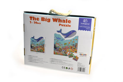 The Big Whale Floor Puzzle - 30 Pieces