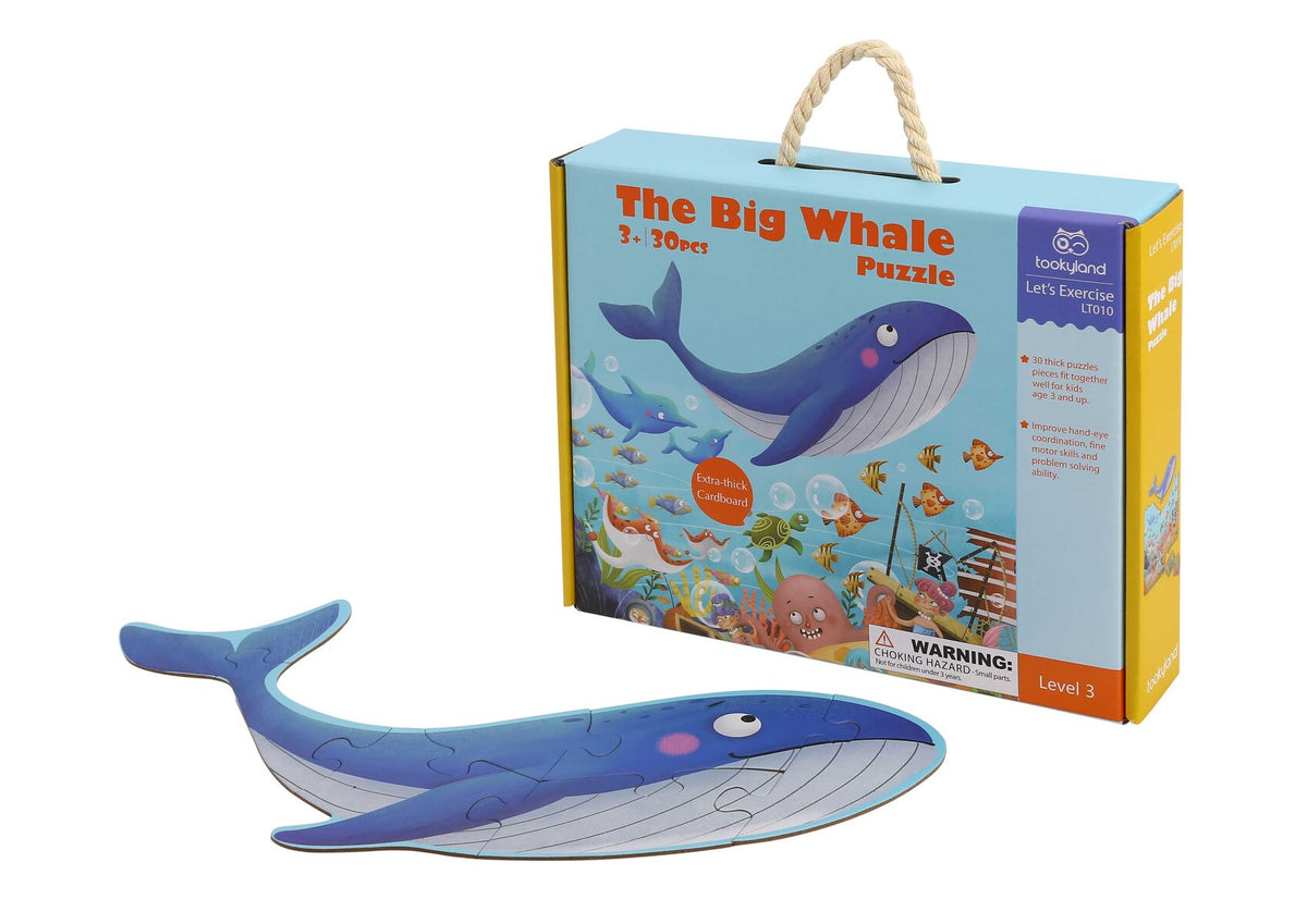 The Big Whale Floor Puzzle - 30 Pieces