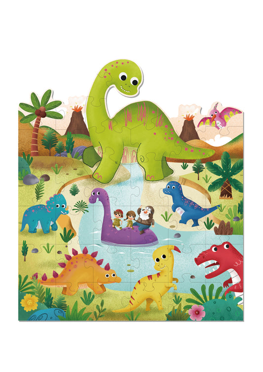 The Lovely Dinosaur Floor Puzzle - 40 Pieces