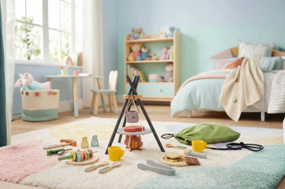 Wooden Camping Cooking Set