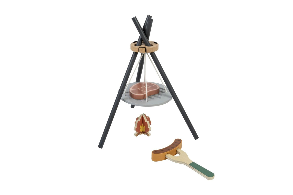 Wooden Camping Cooking Set