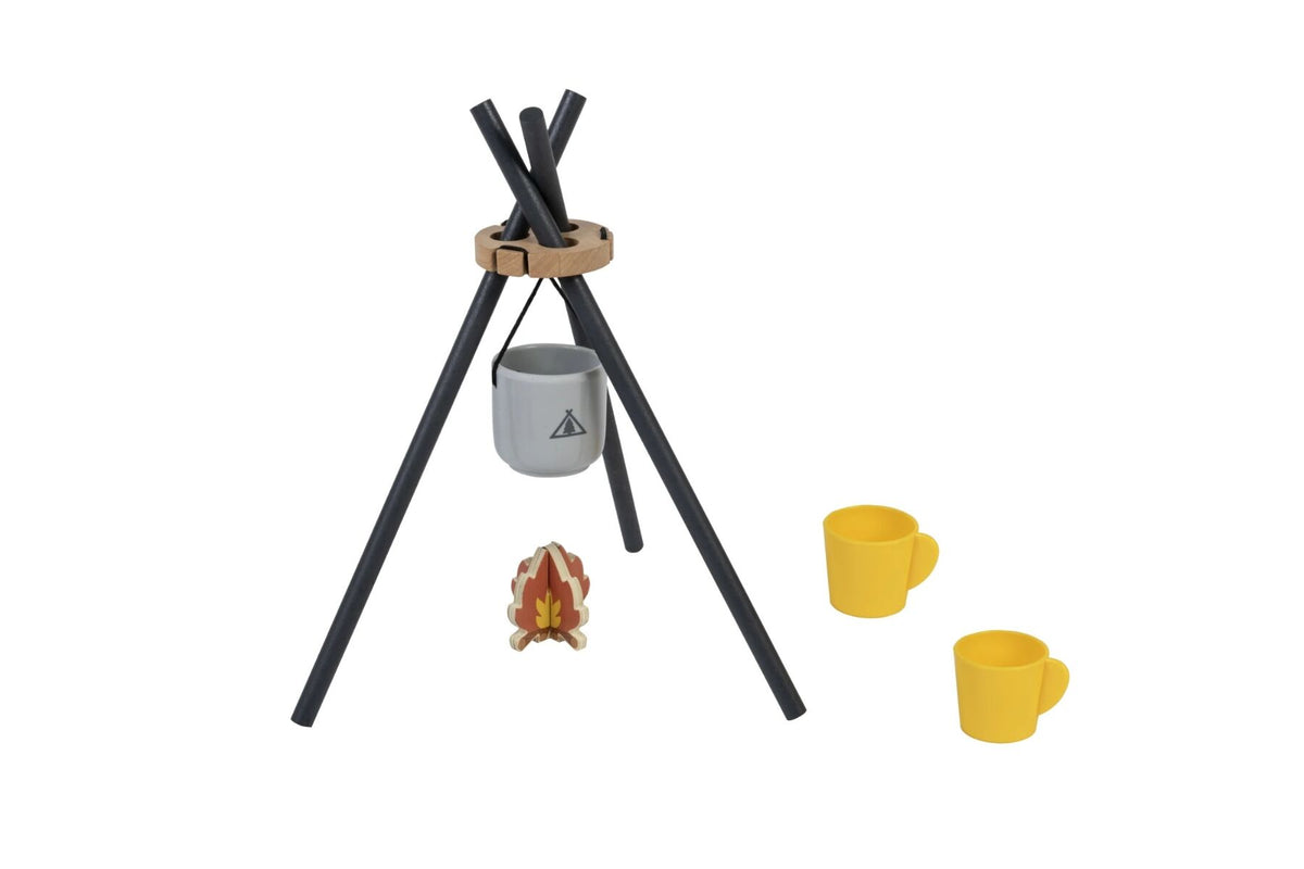 Wooden Camping Cooking Set
