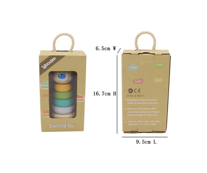 Wooden Bear Stacking Toy