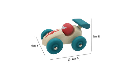 Retro Wooden Racing Car