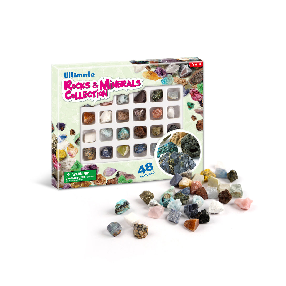 Ultimate Rocks & Minerals Collection - 48 Pieces