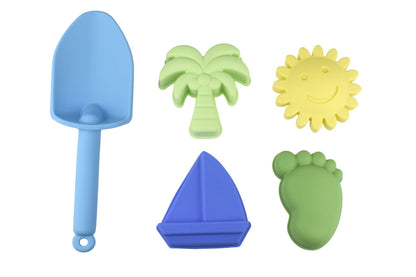6pc Silicone Beach Set - Blue Sundae