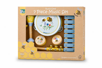 Buzzy Days 7 Piece Musical Set