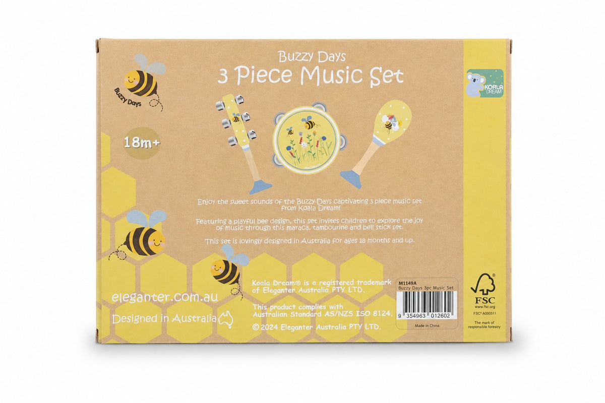 Buzzy Days 7 Piece Musical Set