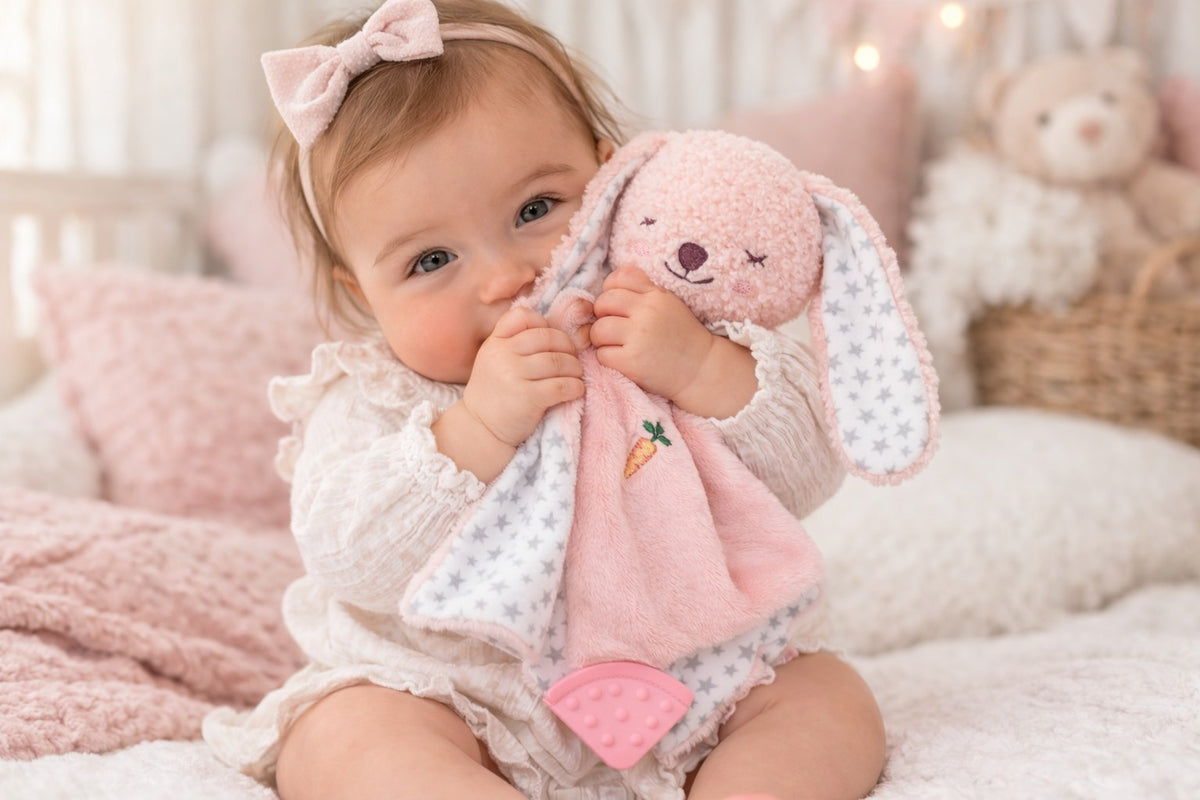 Snuggle Buddy Berry Bunny Blanket