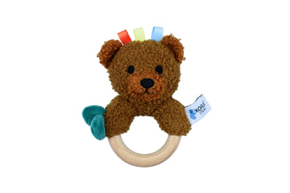 Maple Bear Rattle Ring