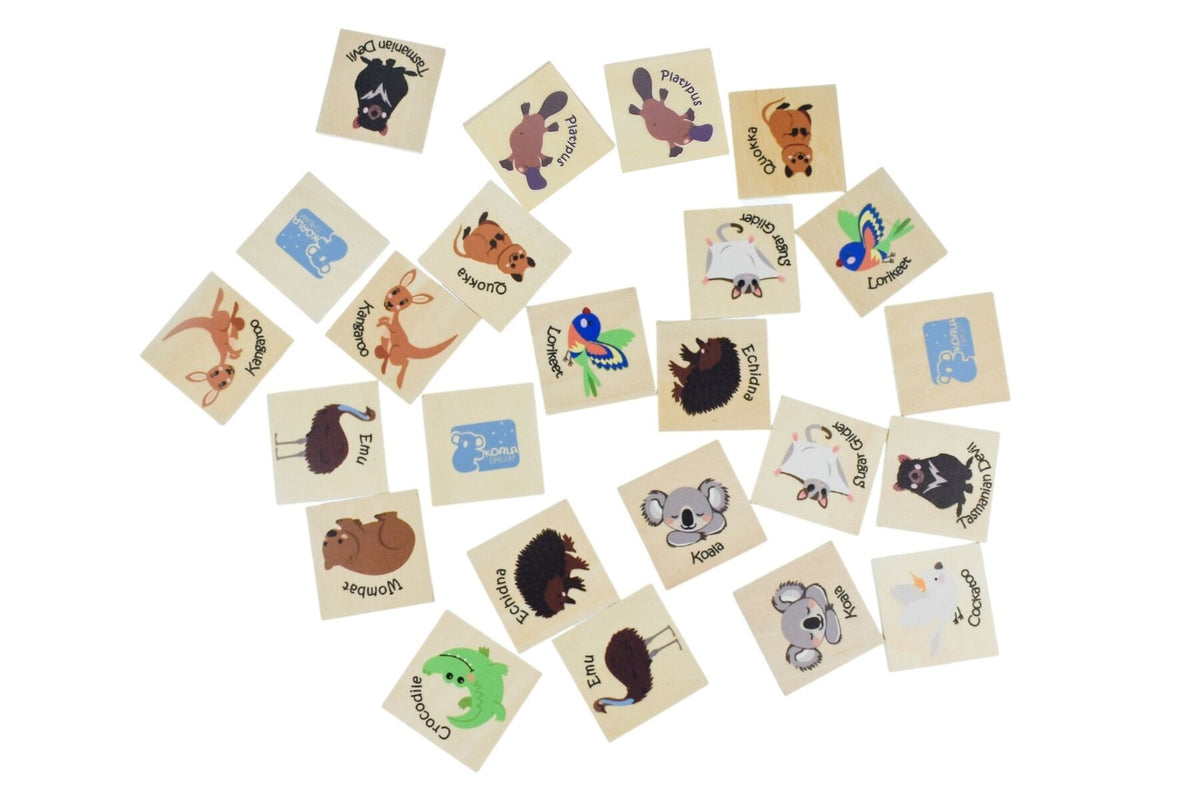Bush Buddies Wooden Memory Game