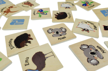 Bush Buddies Wooden Memory Game