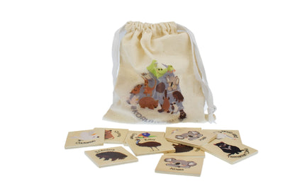 Bush Buddies Wooden Memory Game