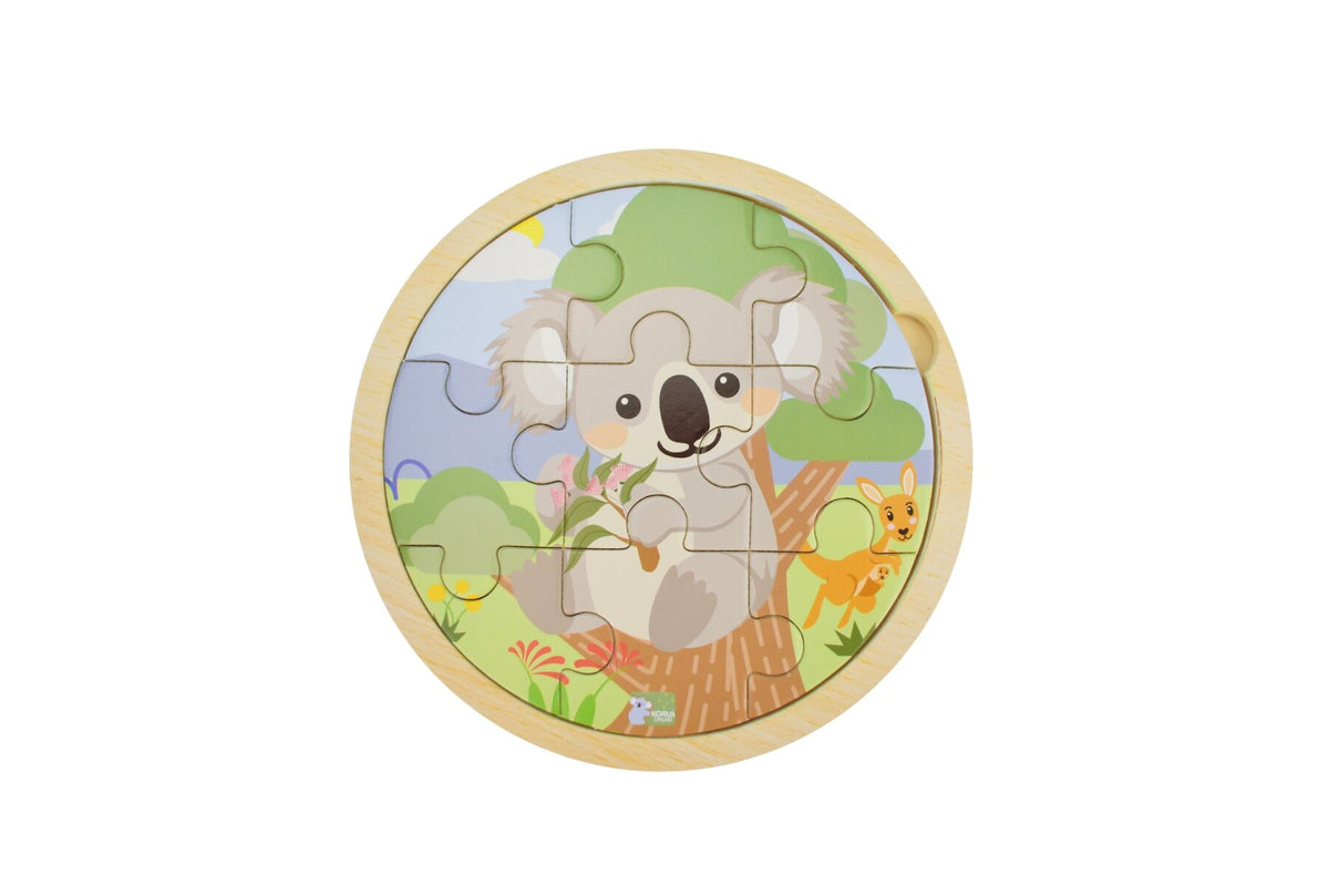 Wooden 9pc Jigsaw Puzzle - Koala