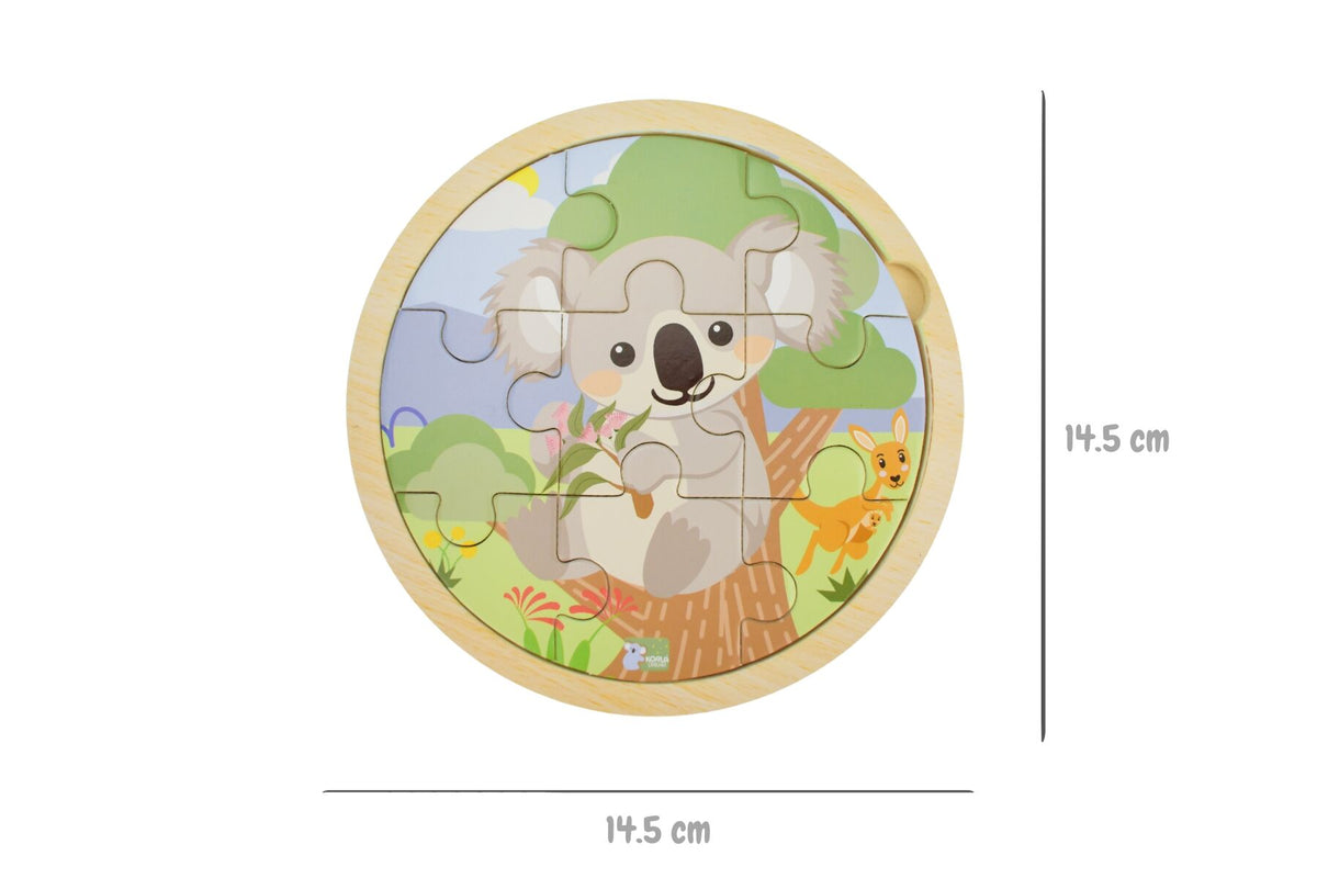 Wooden 9pc Jigsaw Puzzle - Koala