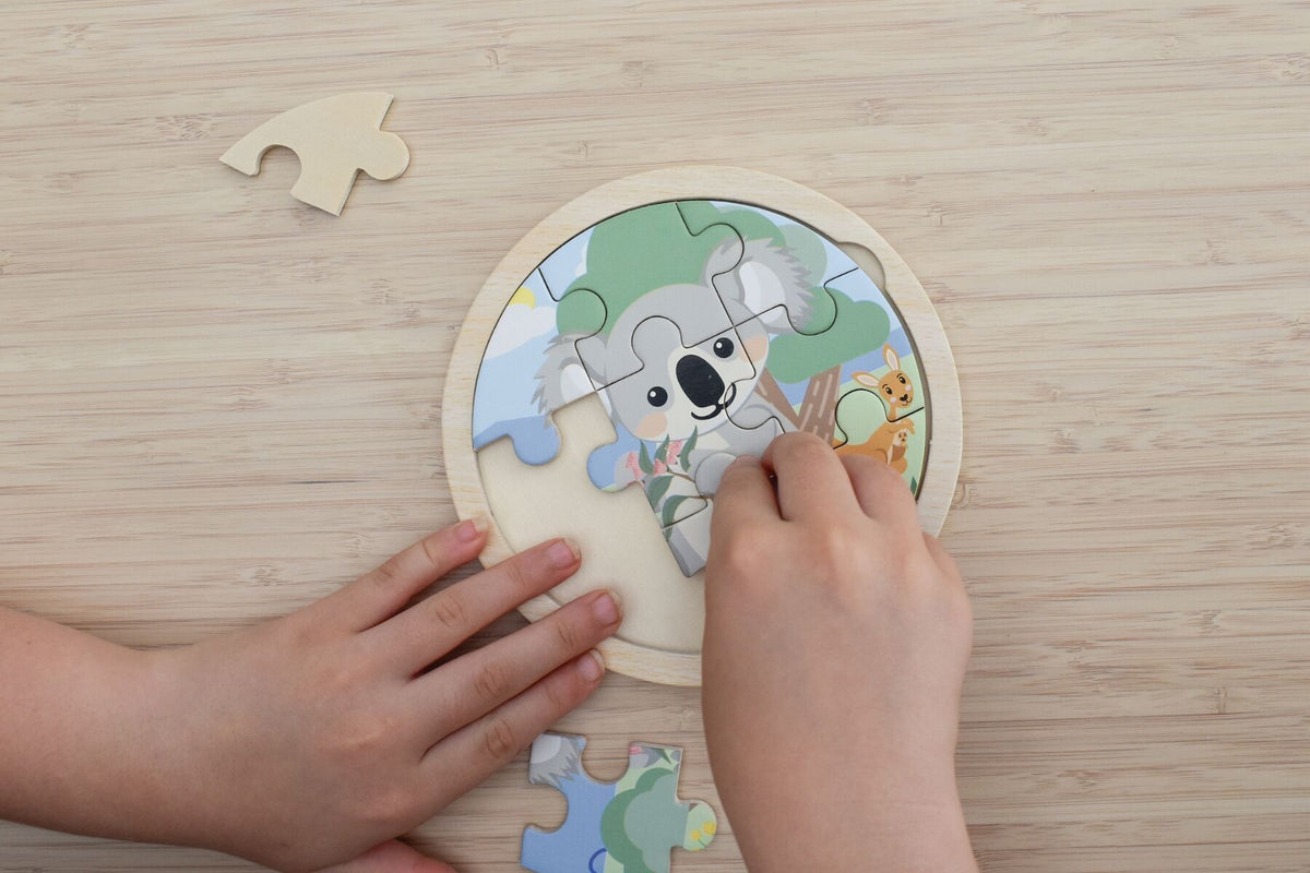 Wooden 9pc Jigsaw Puzzle - Koala
