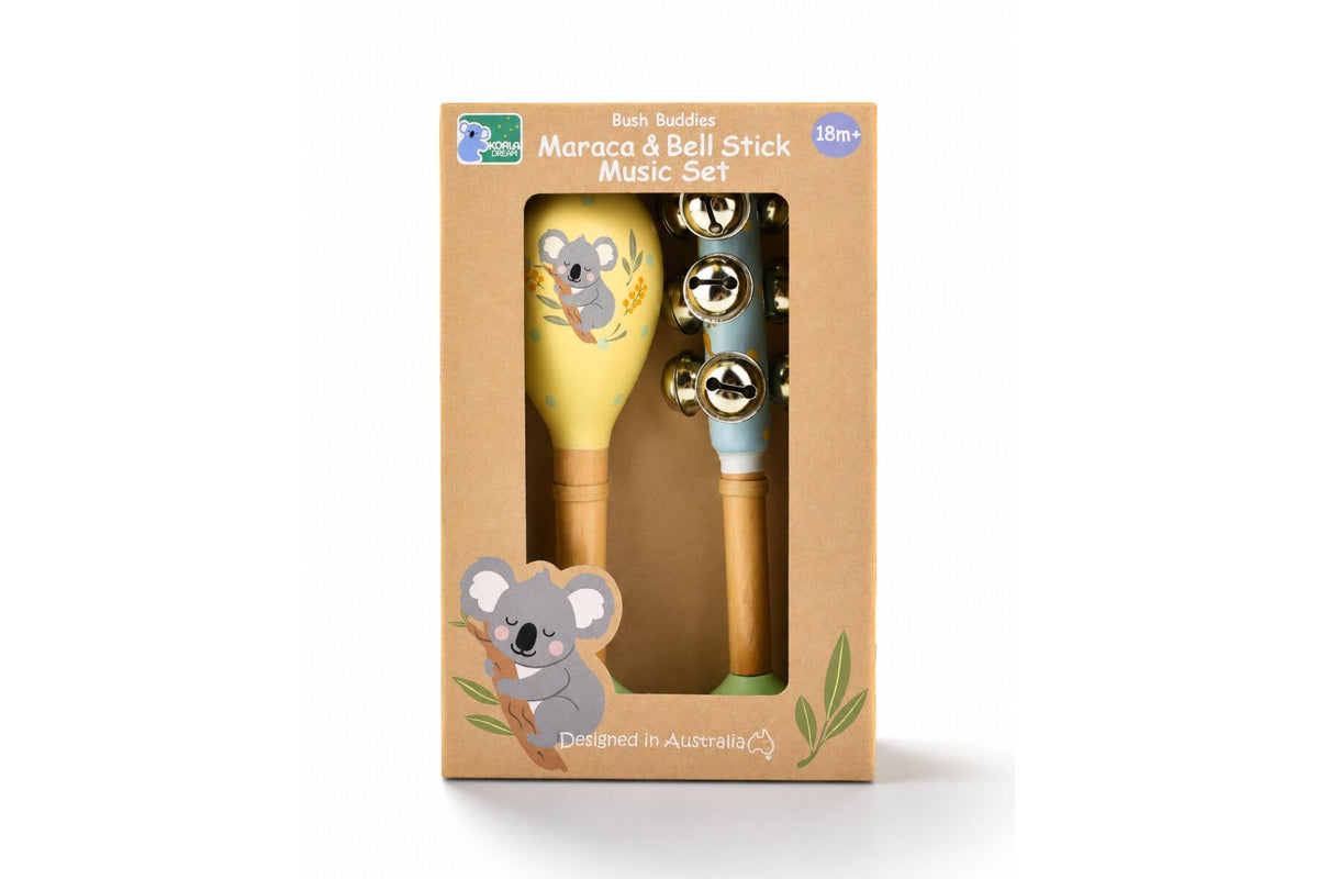Bush Buddies Maraca & Bell Stick Music Set