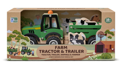Bush Buddies Farm Tractor with Animals