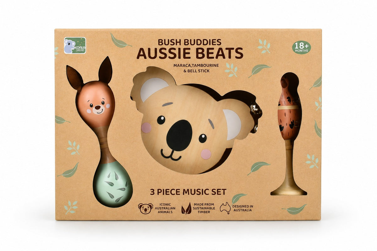 Bush Buddies Aussie Beats 3 Piece Music Set