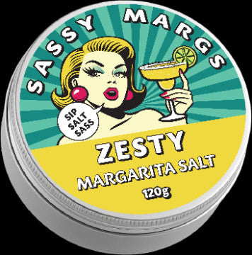 Sassy Marg's Margarita Salt Zesty 120g