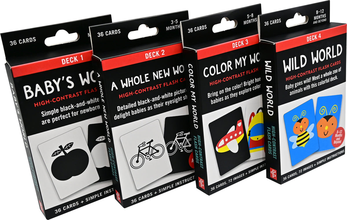 High Contrast Flash Cards Set of 4